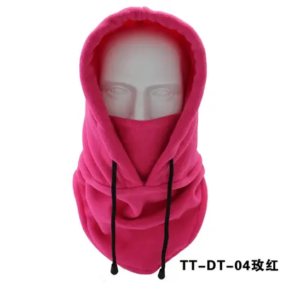 Winter Windproof Fleece Cycling Balaclava with Neck Warmer, Hooded - 10