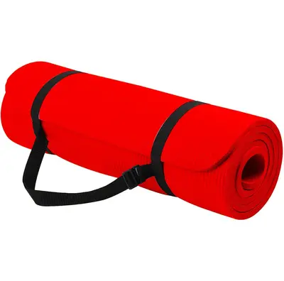Kaymaz Sünger Fitness Yoga Matı, Taşınabilir, Kalın, Darbe Emici, Ev ve Spor Salonu