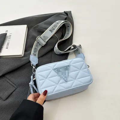 Women's Lightweight Small Square Crossbody Bag - 3