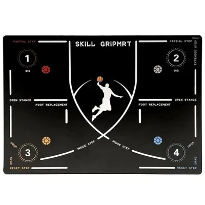 Basketball Footwork Training Mat, Diatomite, Soundproof and Anti-Slip