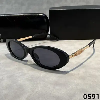 Retro Sunglasses for Women, UV400 Protection, Acetate and Metal Frame - 6