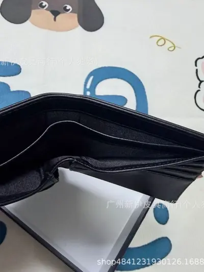 Men's Short Wallet with Multi-Card Slots and ID Holder - 4