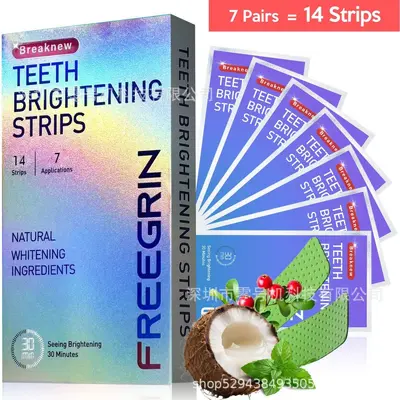 Coconut Oil Teeth Whitening Strips, Stain Remover