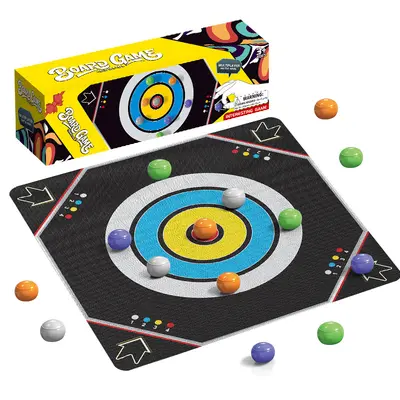 Bumper-Schach Tischspiel mit Schussfunktion, für 2 und mehr Spieler