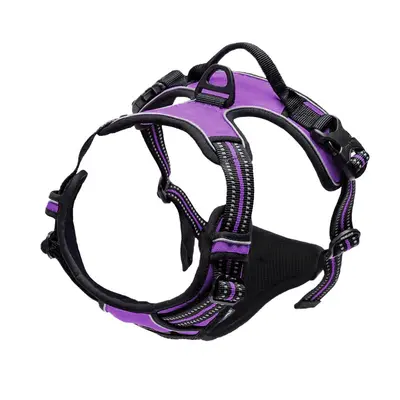 Reflective Nylon Webbing Harness for Large and Medium Dogs - 11