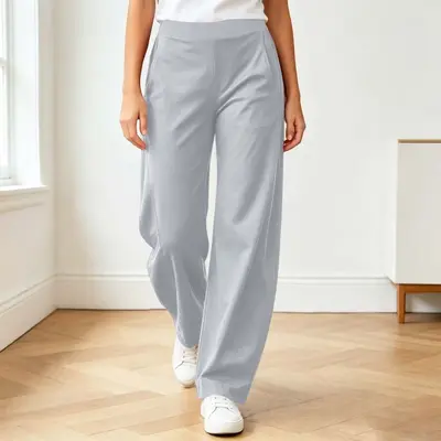 Loose Wide-Leg Streetwear Pants, Japanese-Korean Style Saber-Cut - 8