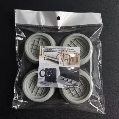 Cross-border Best-selling Washing Machine Feet Pads Washing Machine Base Riser Anti-slip Shock Absorption Pads Silent Stable Washing Machine Base - 12