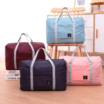 Portable Travel Airplane Clothes Storage Bag Multifunctional Large Capacity Foldable Quilt Travel Bag Moving Luggage Bag - 5