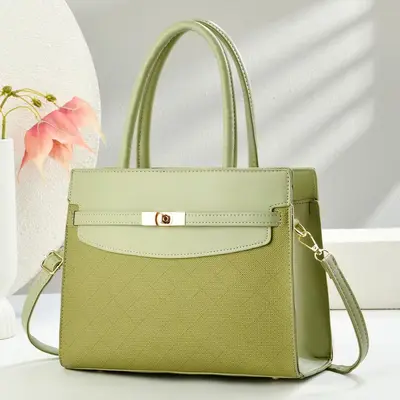 Luxury Large-Capacity Women's Handbag with Shoulder Strap for Commuting - 11