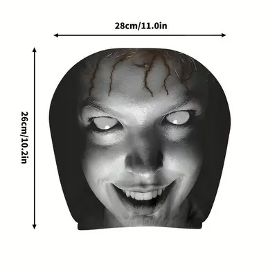 Elastischer Autokopfstützenbezug mit Porträtdruck, Halloween - 10