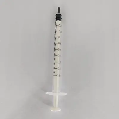 1-500 ml Plastic Syringe with Needle, Lab and Veterinary Use - 12