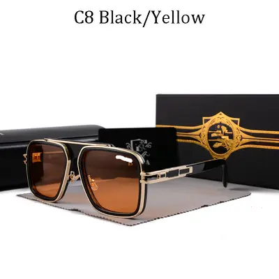 LXN-EVO 95882 Square Retro Sunglasses for Men and Women - 10