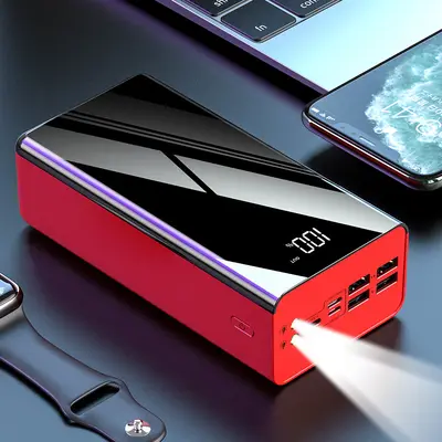 50000mAh Portable Power Bank with Full-Screen Digital Display - 8