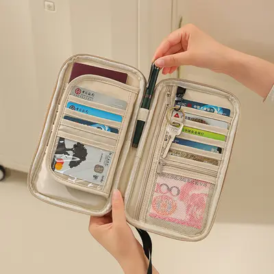 Pasaport Çantası RFID Korumalı Taşınabilir