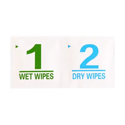 Dry and Wet Alcohol Wipes Set for Screen Cleaning, 1+2 Pack - 9