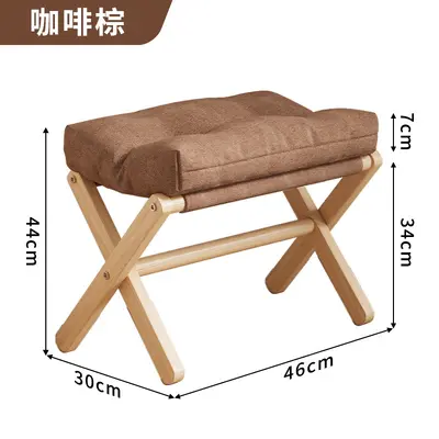 Foldable Foot-Operated Footrest Stool for Living Room and Office - 9