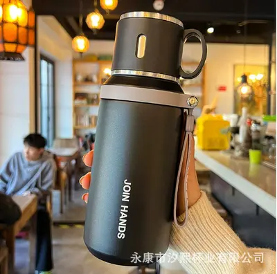 2025新款学生上学专用水杯茶水分离316不锈钢便携大容量保温杯 - 9