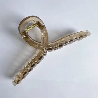 Große 13 cm Acryl-Haarspange aus hochwertigem Jelly in verschiedenen Farben für den Hinterkopf, Haiclip Haarspange Haarschmuck. - 13