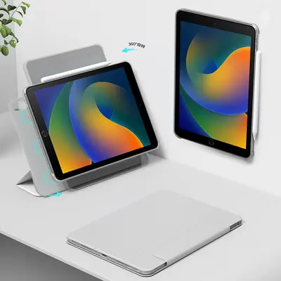 Magnetic iPad Case for 2022 Models, 10th Gen, 10.9 and 11 inch, Rotating and Detachable - 9