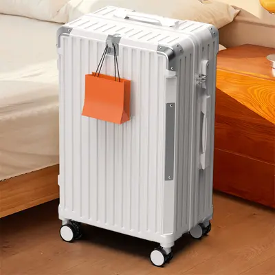 Kelosi 20-Inch Aluminum Frame Suitcase with Combination Lock - 8