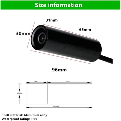 Netzwerk-ONVIF-Protokoll-IPC-Kamera, 5 Megapixel, industrielle Stifthalterkamera, Überwachungs-Sehroboter, explosionsgeschützt und wasserdicht