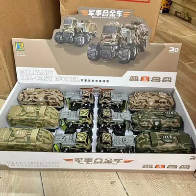 Children's Alloy Front Loader Toy Model, Pull-Back - 7