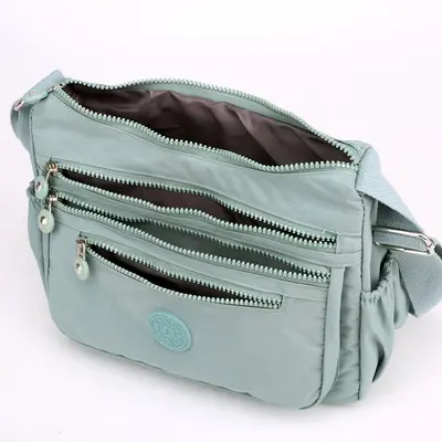 Minimalist Women's Shoulder Crossbody Bag, Multi-Layer Large Capacity - 5
