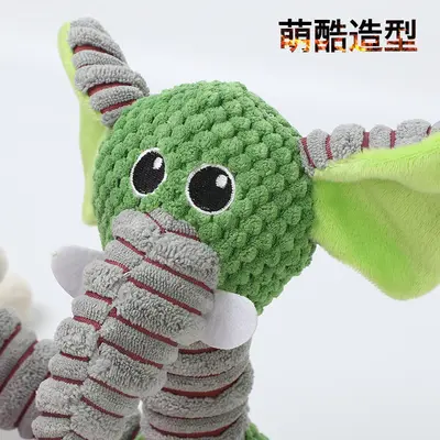 Plush Squeaky Dog Chew Toy, Bite-Resistant - 4