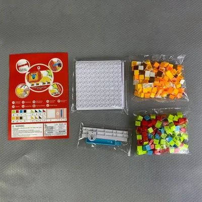 DIY yapı taşları ve hayvan bulmacası, eğitici montaj oyuncağı