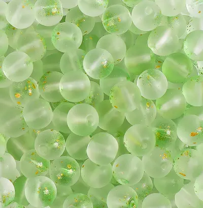 Glass Imitation Jade Round Beads for Handmade DIY Bracelets and Necklaces - 12