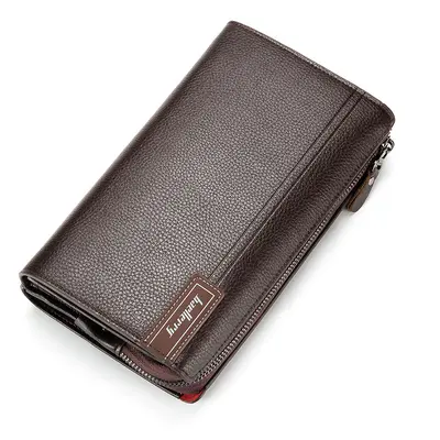 Men's Clutch Bag, Large Capacity with Zipper and Phone Compartment - 7