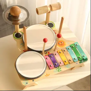 Children's Multifunctional Piano Drum Set, Early Music Education Toy - 8