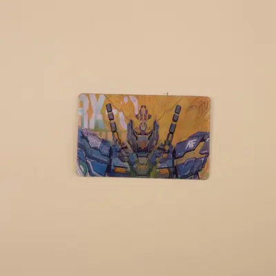 High-resolution PET cartoon 3D transformation stereo grid card animation laser card star peripheral replaceable transparent card manufacturer
