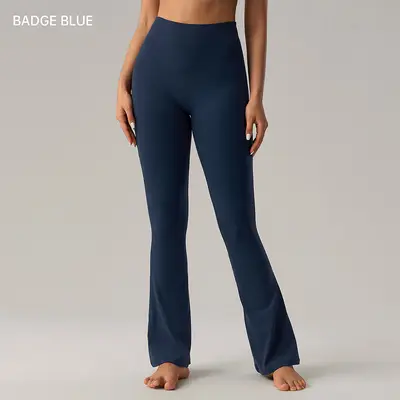 Damen-Yoga-Schlaghose, hohe Taille, Po-Lifting, DCK014 - 12