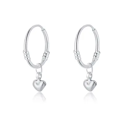 S999 Silber Damen-Ohrringe koreanischer Stil