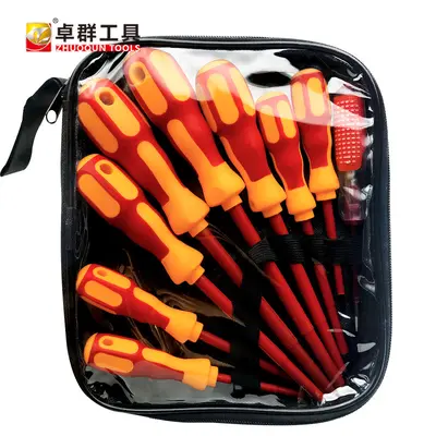 Insulated screwdriver set, electrician, multifunctional