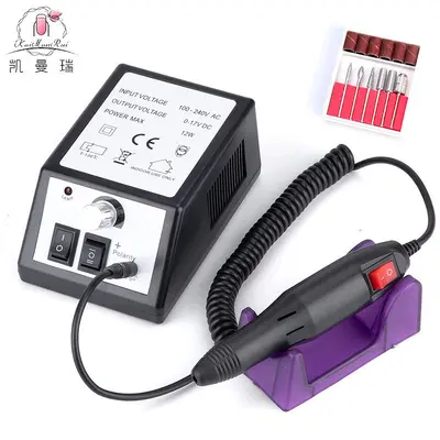 Tırnak parlatıcı profesyonel tırnak kaldırma 20000RPM elektrikli tırnak parlatıcı manikür makinesi manikür araçları sınır ötesi tedarik