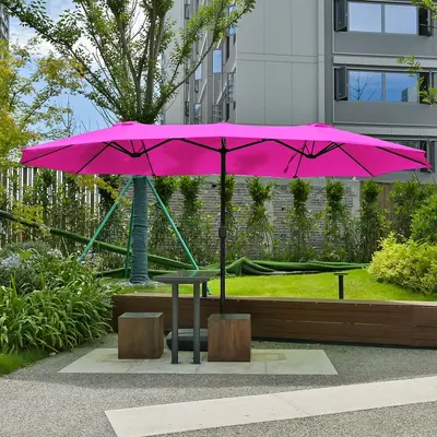 Outdoor Roman Banana Parasol for Garden and Beach