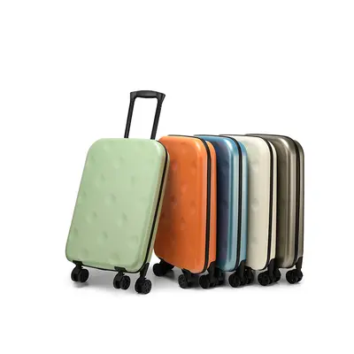 Neue grenzüberschreitende faltbare Reisetasche mit Rädern universeller Rollkoffer tragbarer Aufbewahrungskoffer mit Code 20 Zoll ausgekleidete Tasche