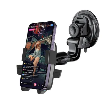 Titreşim Önleyici Telefon Araç Tutucu, Vantuzlu, Navigasyon ve Kamera İçin - 6