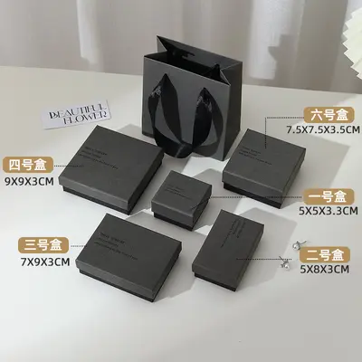 Stokta beyaz toz boya kaplı mücevher saklama kutusu, yüzük ve küpe düzenleyici, kolye mücevher çekmece kutusu, toptan mücevher ambalaj kutusu. - 12