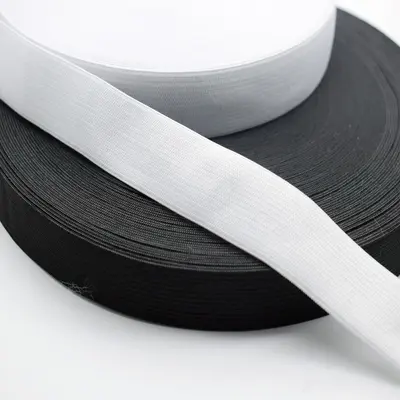 Black and White Elastic Band, 1.5 / 2 / 2.5 / 3 / 3.5 / 4 / 5 cm