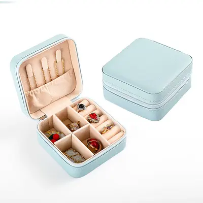 Daily necklace jewelry storage box wholesale small batch pearl bracelet necklace portable ins jewelry box - 12