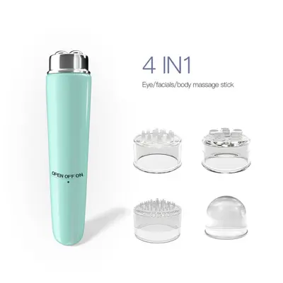 Factory Direct Sales Beauty Equipment Senpu First Generation 4-Head Mini Massage Pen Electric Massage Device Eye Massage - 9