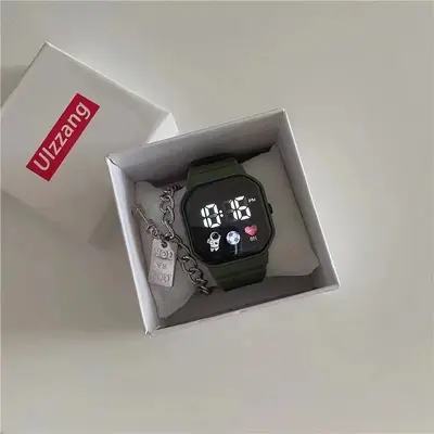 Technologie-inspirierte Uhr für Frauen, hochwertige Studentenparty-Modedesign Nische Einhorn-Astronaut elektronische Uhr. - 10