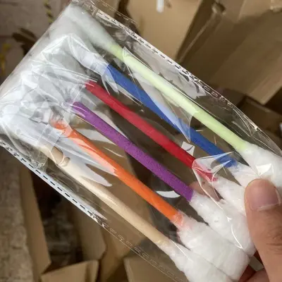 Catnip Cat Toy with Oversized Cotton Swab Teaser - 1