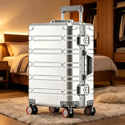 All-Aluminum Magnesium Alloy Suitcase with Combination Lock, 2026 Model - 1