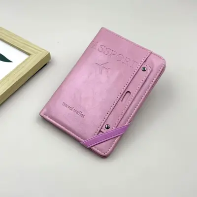 Anti-theft RFID Passport Holder Multi-functional Card Wallet Travel Document Boarding Pass Organizer Ticket Holder Travel Passport Wallet - 11