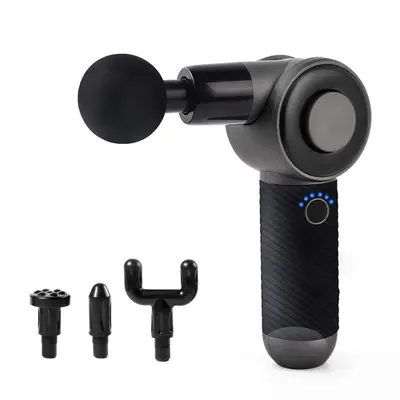 Cross-border New Foldable Rechargeable Massage Gun, Fitness Sports Fascia Gun Electric Muscle Relaxation Massager