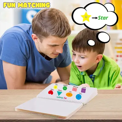 Reusable Sticker Busy Book for Children's Early Education, Quiet Book - 5